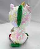Ty Flippables Sequin Plush - Stardust the Unicorn, Glitter Eyes, Christmas