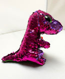 Ty Flippables Sequin Plush - Stompy the Pink Dinosaur