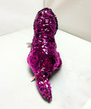 Ty Flippables Sequin Plush - Stompy the Pink Dinosaur, Medium (9")