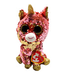 Ty Flippables Sequin Plush - Sunset the Unicorn