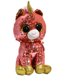Ty Flippables - Sunset the Coral Unicorn, Medium (11.25")