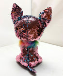 Ty Flippables Sequin Plush - Yappy the Pink Chihuahua, Medium (11")