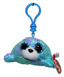 Ty Flippables (Plastic Key Clip) - Waves the Blue Seal