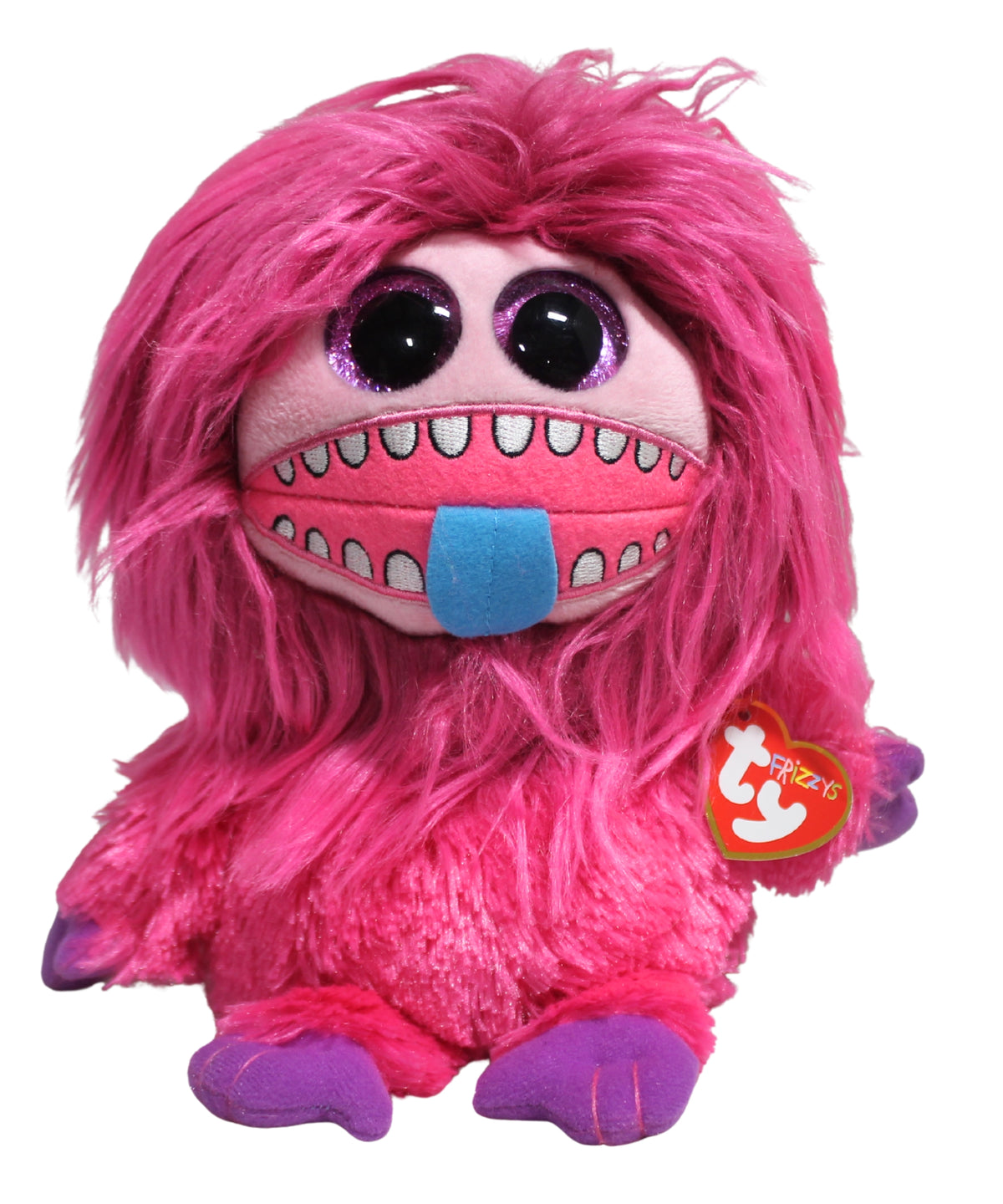 Ty Frizzys- Zeezee the Creature, Medium (9"), Glitter Eyes Ty Frizzys- Zeezee the Creature, Medium (9"), Glitter Eyes