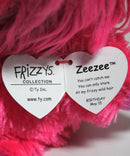 Ty Frizzys- Zeezee the Creature, Medium, Glitter Eyes