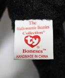Ty Halloweenie Beanies - Boneses the Skeleton Bear