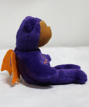 Ty Halloweenie Beanies - Eeks the Halloween Bear in Bat Costume