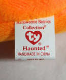 Ty Halloweenie Beanies - Haunted the Orange Ghost Bear