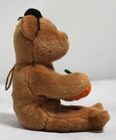 Ty Halloweenie Beanies - Hocus the Bear With a Pumpkin