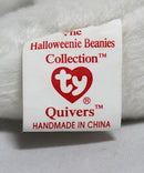 Ty Halloweenie Beanies - Quivers the Ghost Bear