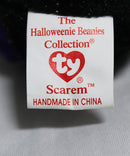 Ty Halloweenie Beanies - Scarem the Bat