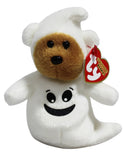 Ty Halloweenie Beanies - Sheetsies the Ghost Bear