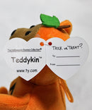 Ty Halloweenie Beanies- Teddykin the Pumpkin Bear