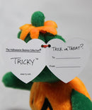 Ty Halloweenie Beanies - Tricky the Pumpkin Bear