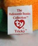 Ty Halloweenie Beanies - Tricky the Pumpkin Bear