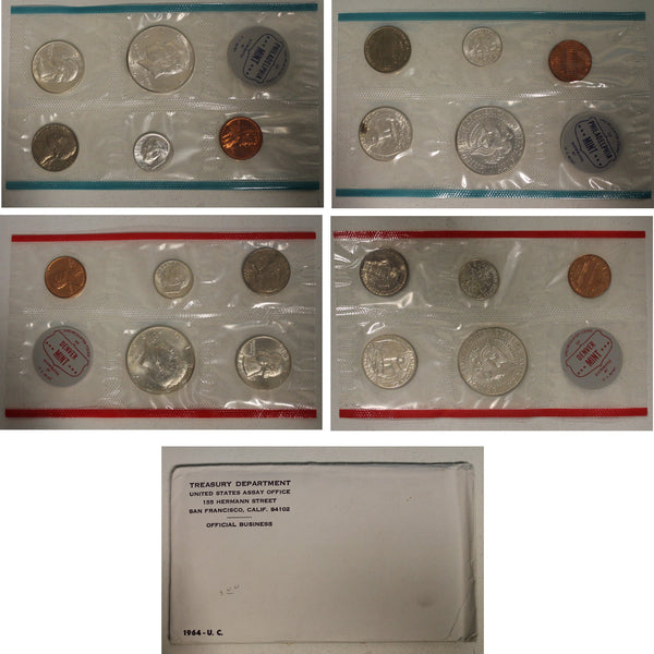 1964 PD US Mint set (OGP) 10 coins