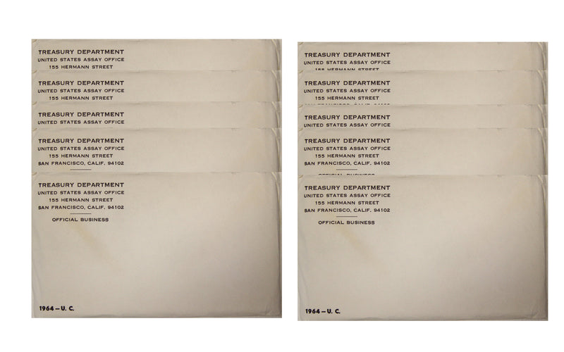 1964 PD US Mint set 10 Pack (OGP) 100 coins