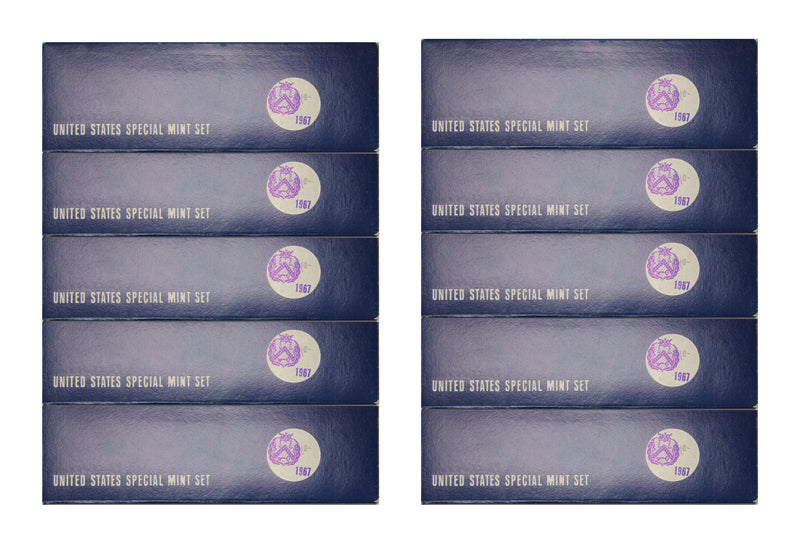 1967 S US Mint set SMS 10 Pack (OGP) 50 coins