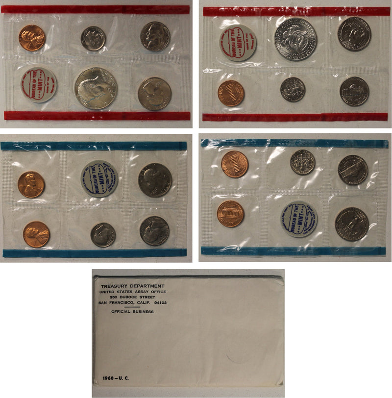 1968 PD US Mint set (OGP) 10 coins