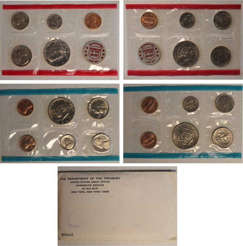 1972 PD US Mint Set (OGP) 11 coins