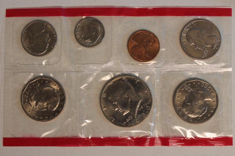 1980 PD US Mint Set (OGP) 13 coins