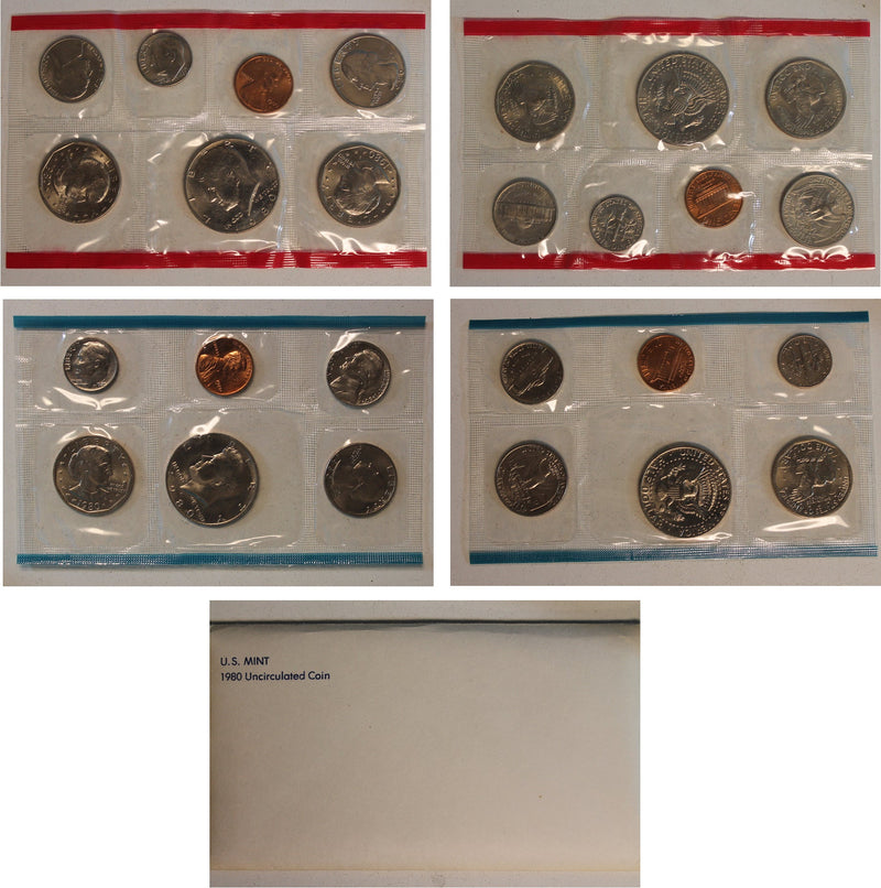 1980 PD US Mint Set (OGP) 13 coins