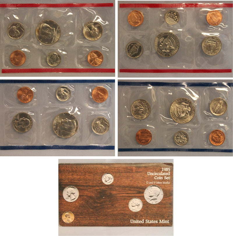 1985 PD US Mint Set (OGP) 10 coins