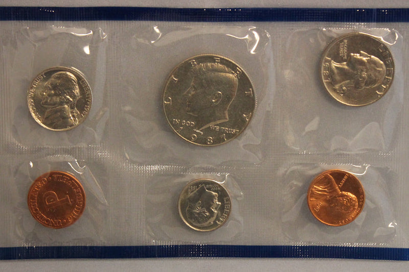 1987 PD US Mint Set (OGP) 10 coins