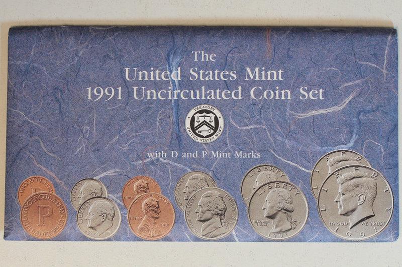 1991 PD US Mint Set (OGP) 10 coins