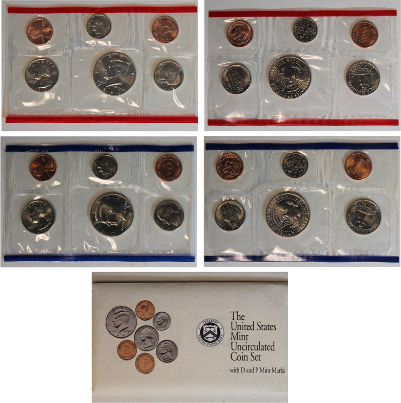 1992 PD US Mint Set (OGP) 10 coins