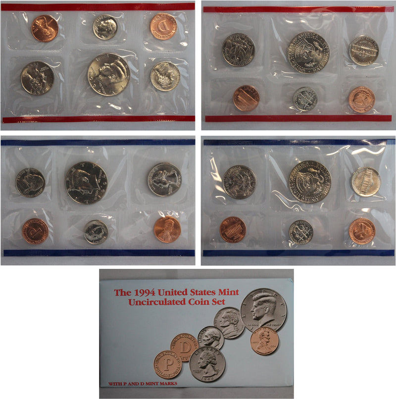 1994 PD US Mint Set (OGP) 10 coins