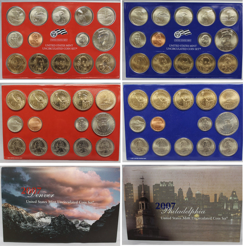 2007 PD US Mint Set (OGP) 28 coins