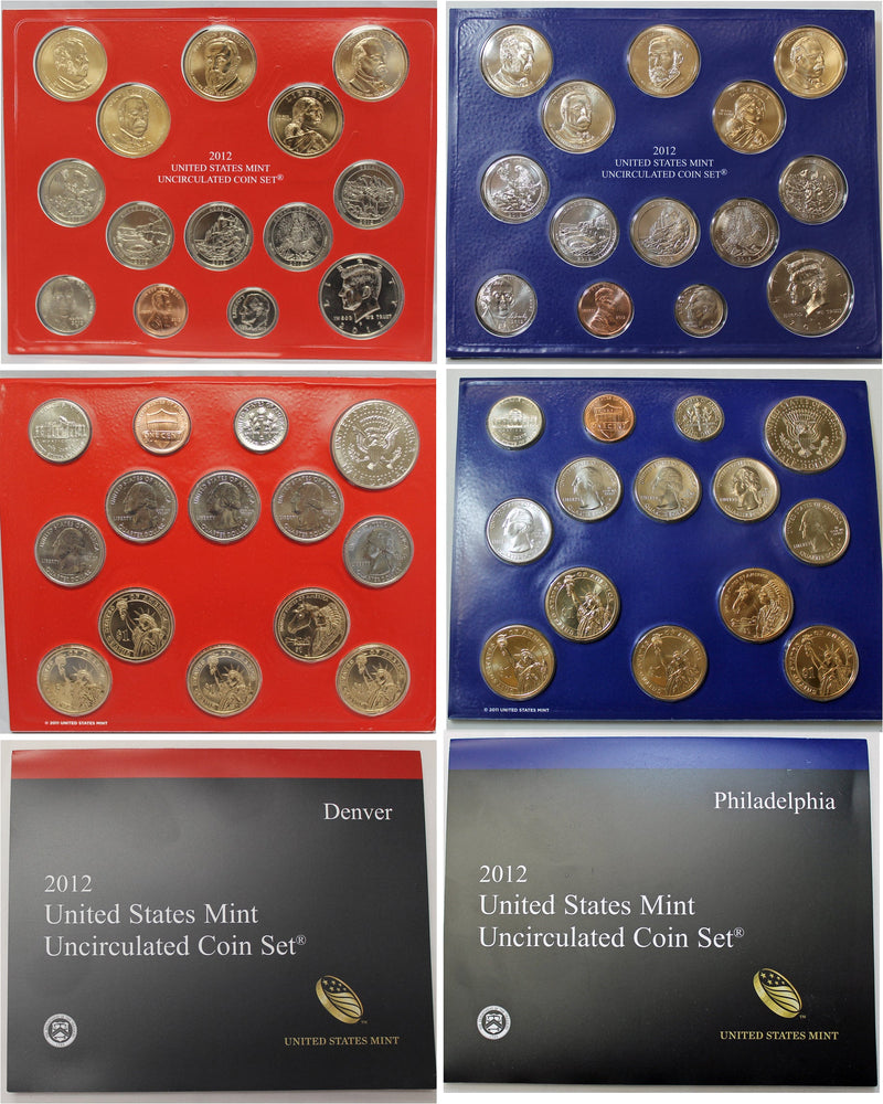 2012 PD US Mint Set (OGP) 28 coins