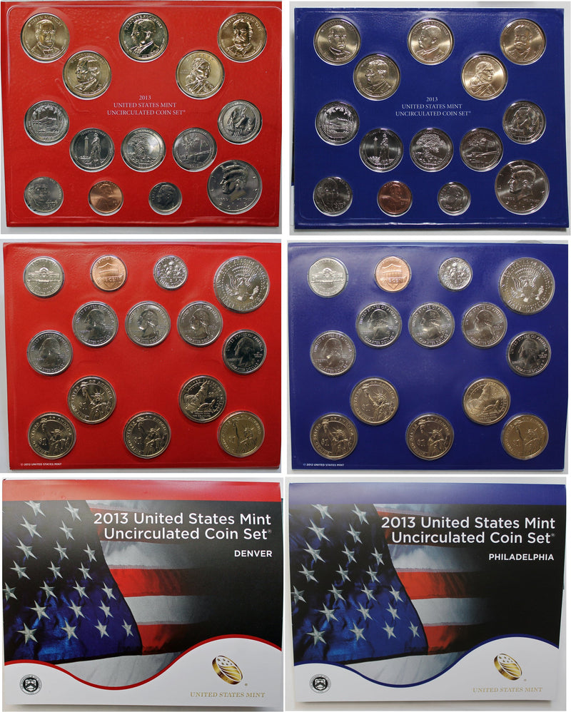 2013 PD US Mint Set (OGP) 28 coins