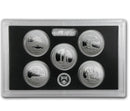 2013 America the Beautiful Quarter Proof Set 90% Silver (OGP) 5 coins