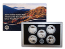 2014 America the Beautiful Quarter Proof Set 90% Silver (OGP) 5 coins