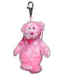 Ty Pinkys (Key Clip) - Dazzler the Pink Teddy Bear