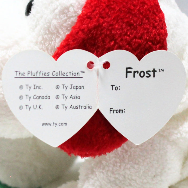 Ty Pluffies - Frost the White Dog, Christmas
