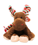 Ty Pluffies - Merry Moose the Brown Moose, Christmas