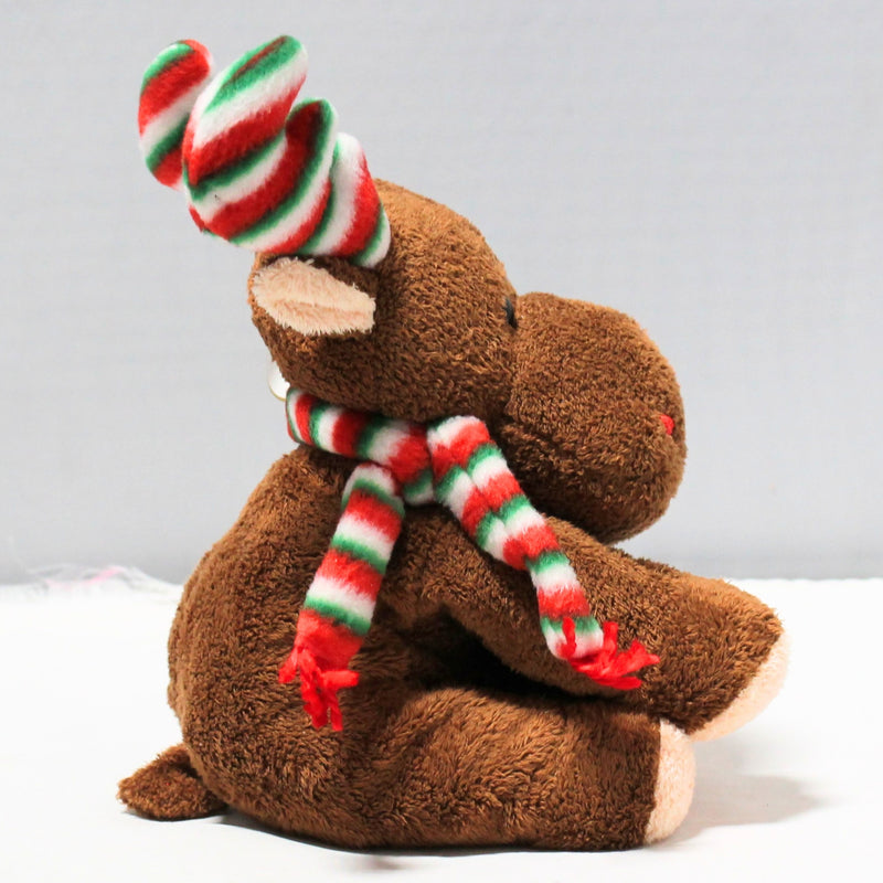 Ty Pluffies - Merry Moose the Brown Moose, Christmas