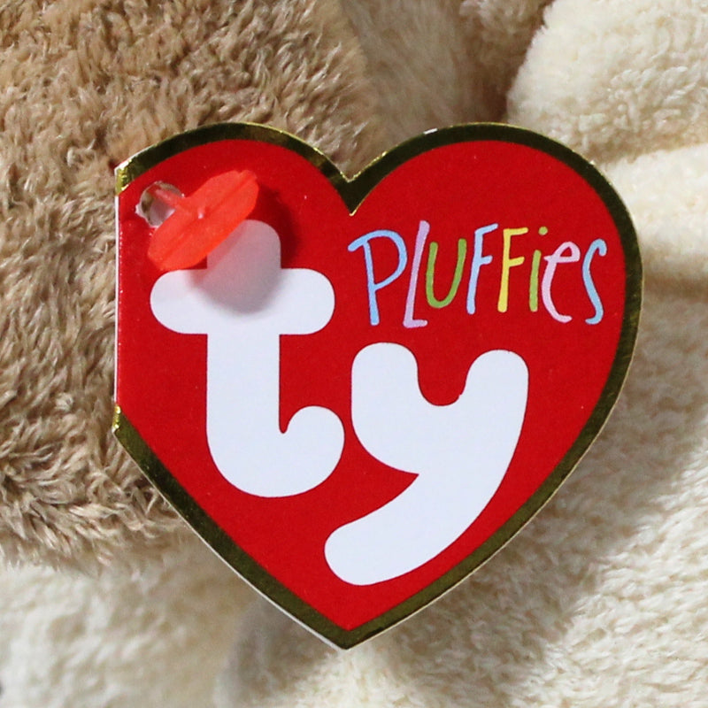 Ty Pluffies - Plopper the Brown Dog