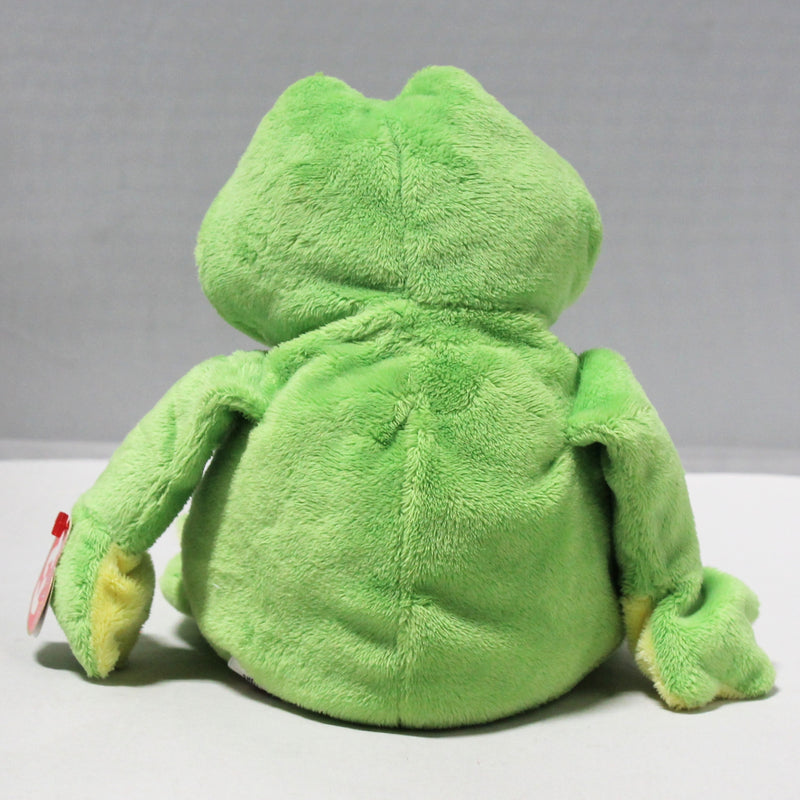 Ty Pluffies - Ponds the Green Frog, Solid Eyes