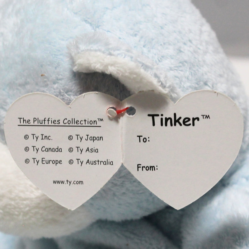 Ty Pluffies - Tinker (Light Blue Teddy Bear)