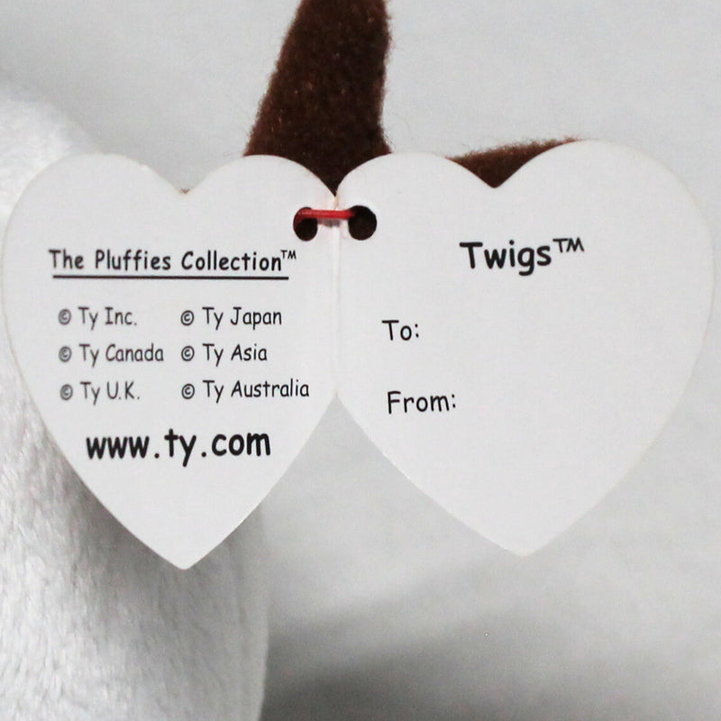Ty Pluffies - Twigs the White Snowman, Christmas