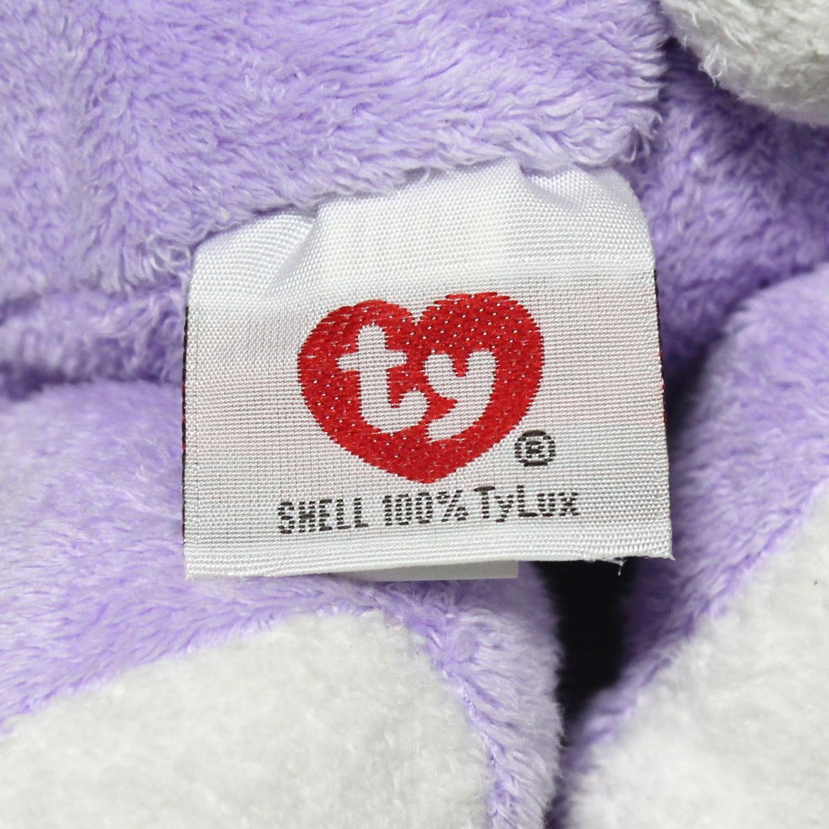 Ty Pluffies - Twitches the Purple Bunny, Easter