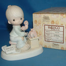 Precious Moments: PM811 Hello, Lord, It's Me Again