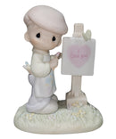 Precious Moments Figurine PM-873, Loving You Dear Valentine- Boy