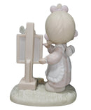 Precious Moments Figurine PM-874, Loving You Dear Valentine- Girl