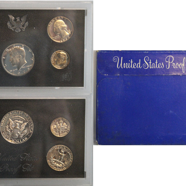 1972 S US PROOF SET アメリカ精鋳貨幣5枚セット40%銀貨入り 1972 S