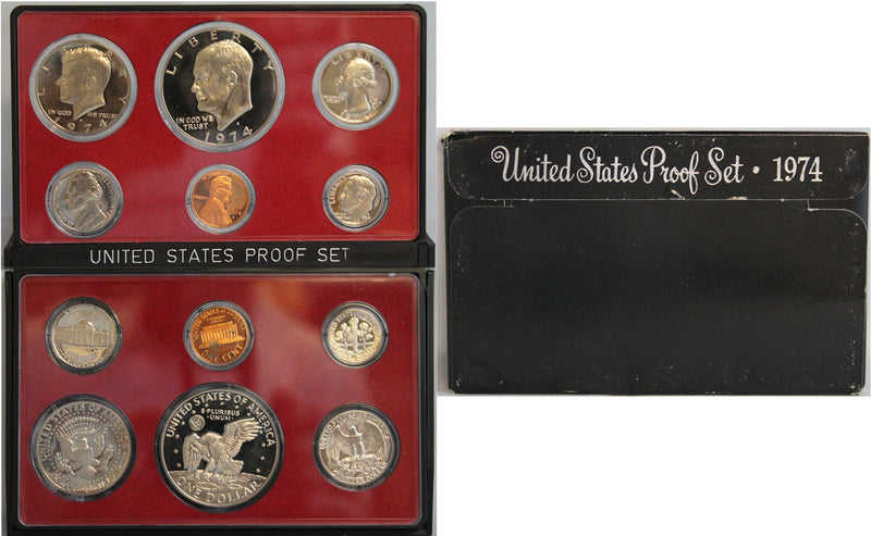 1970-1979 S Proof Set Run CN-Clad 10 Sets 57 Coins